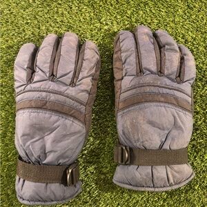 3M Thinsulate Navy Blue & Black Winter Gloves